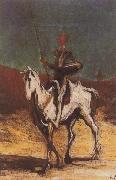 Honore  Daumier Don Quixote and Sancho Pansa France oil painting artist